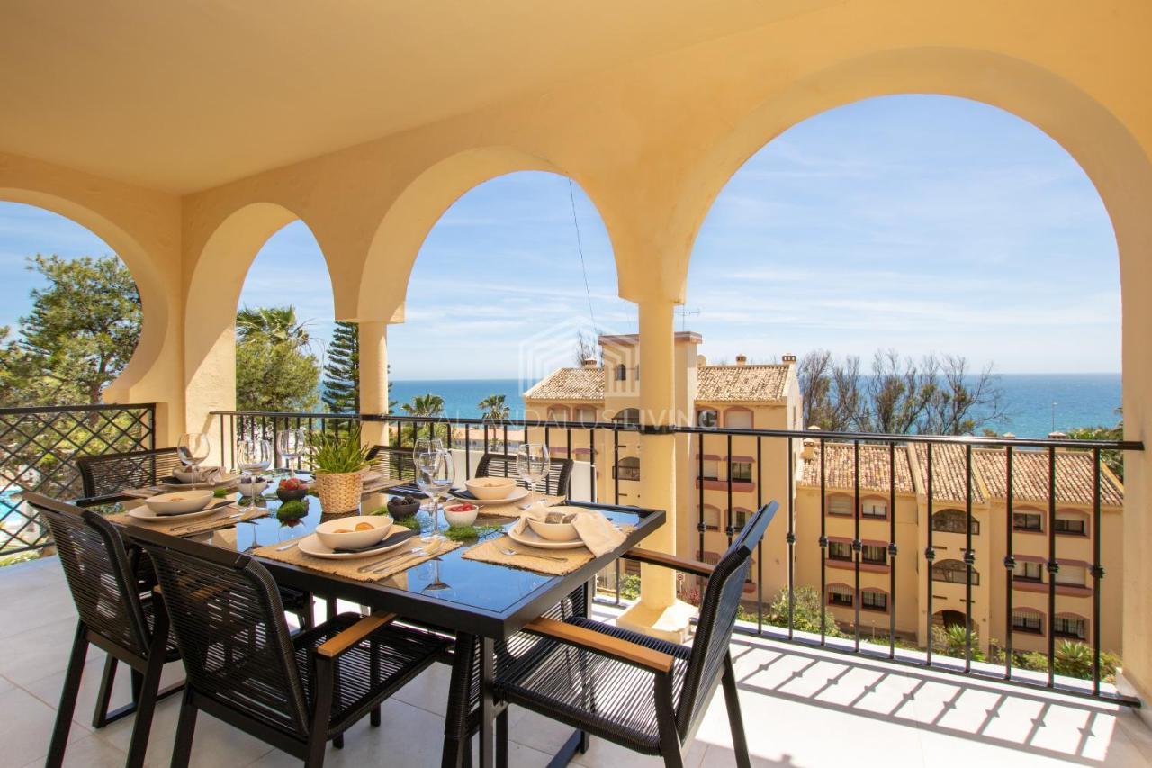Апартаменти Panoramic Sea Views And Direct Access To The Beach From The Community In Torrenueva Малага Екстер'єр фото