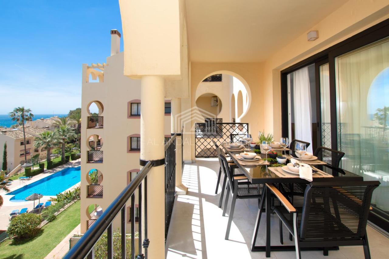 Апартаменти Panoramic Sea Views And Direct Access To The Beach From The Community In Torrenueva Малага Екстер'єр фото
